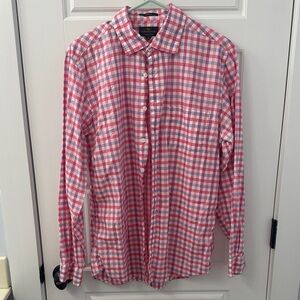 Rodd & Gunn Pink and White Gingham Shirt